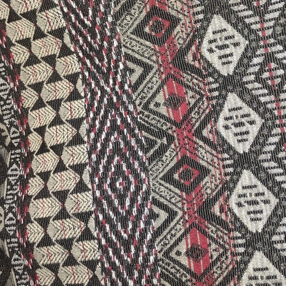 J Jill Cotton Blend Abstract print Midi Skirt M - Picture 4 of 6